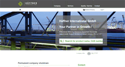 Desktop Screenshot of haeffnerint.com
